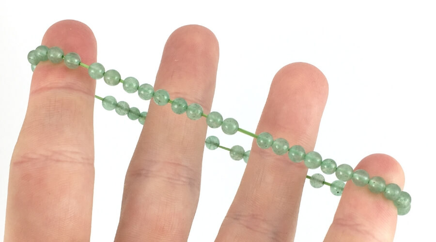 Náramek avanturín na gumičce