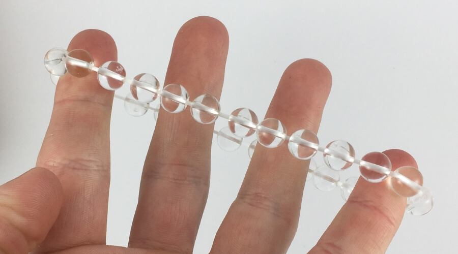 Křišťál na gumičce