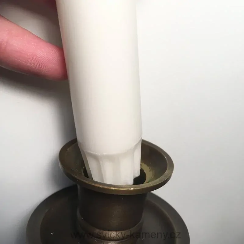 EKOLOGICKÁ STEARINOVÁ SVÍČKA 200 mm