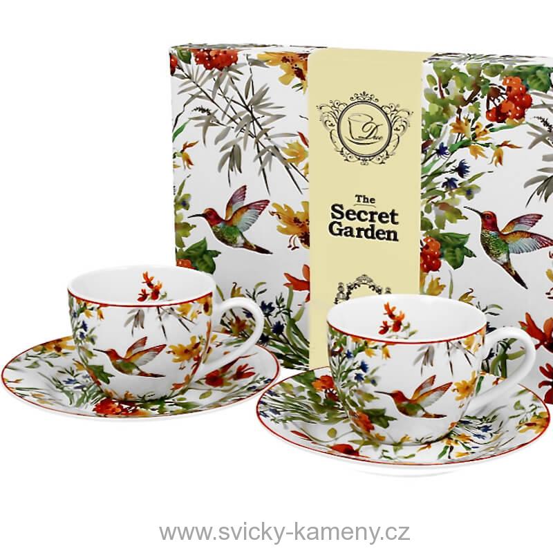 DÁRKOVÝ ŠÁLEK S PODŠÁLKEM 300 ml KOLIBŘÍK 2kusy
