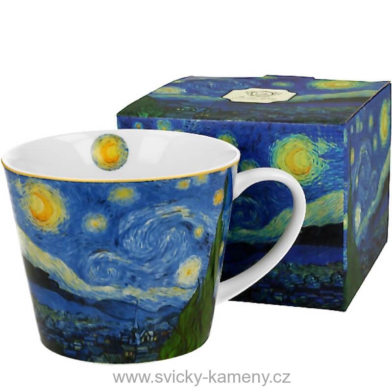 DÁRKOVÝ HRNEK PROSTY 610 ml VINCENT VAN GOGH "Hvězdná noc"