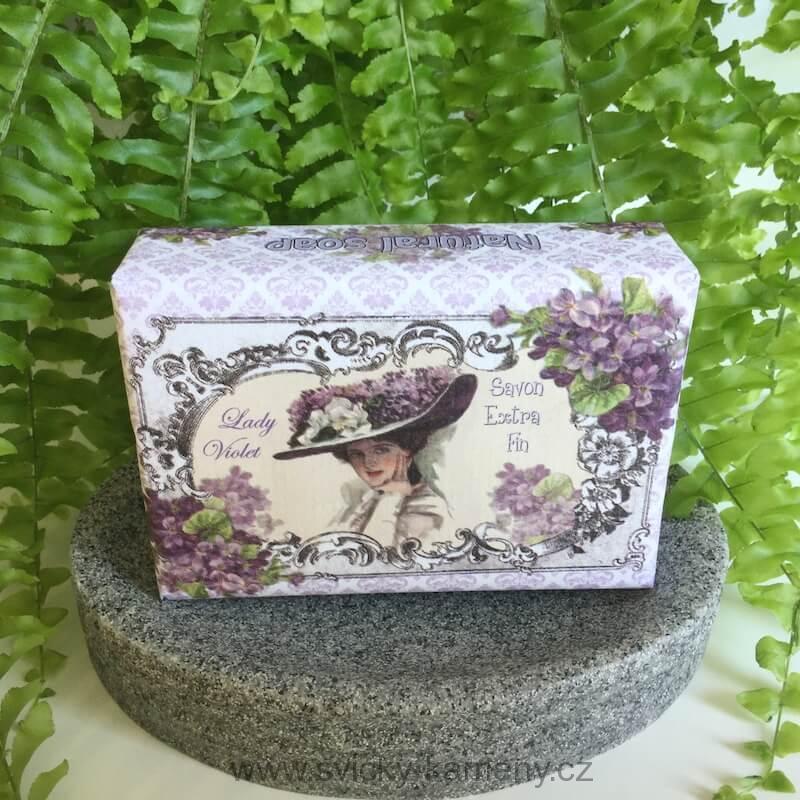 Přírodní luxusní mýdlo 200g. LADY VIOLET