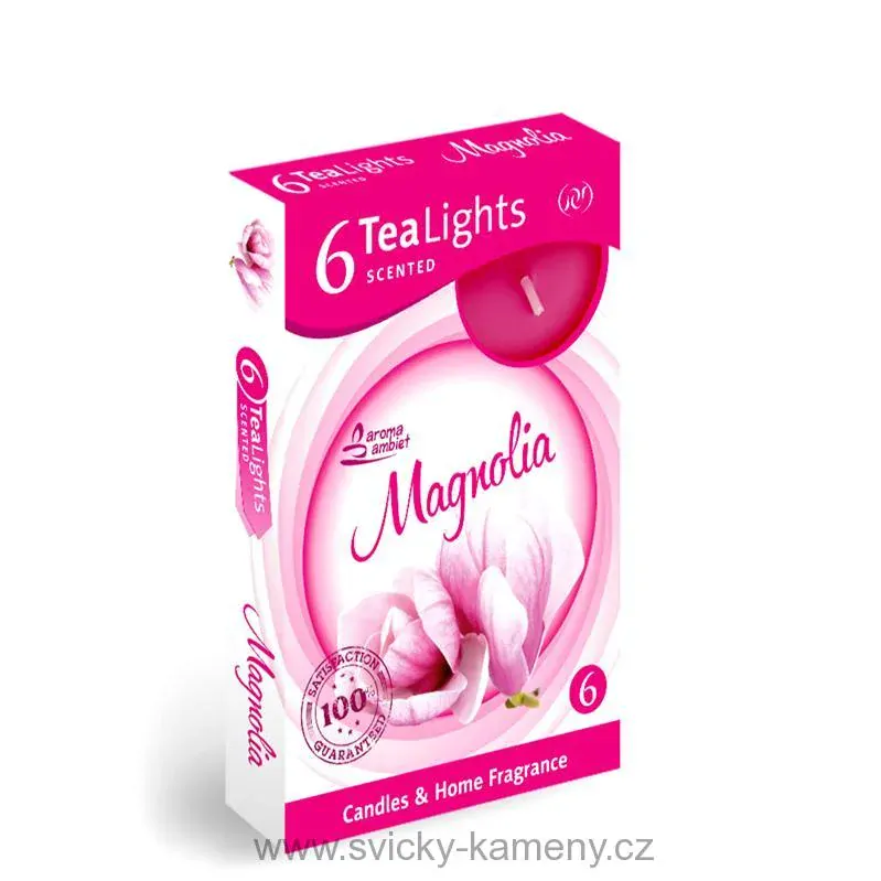 ČAJOVÉ SVÍČKY VONNÉ - MAGNOLIA
