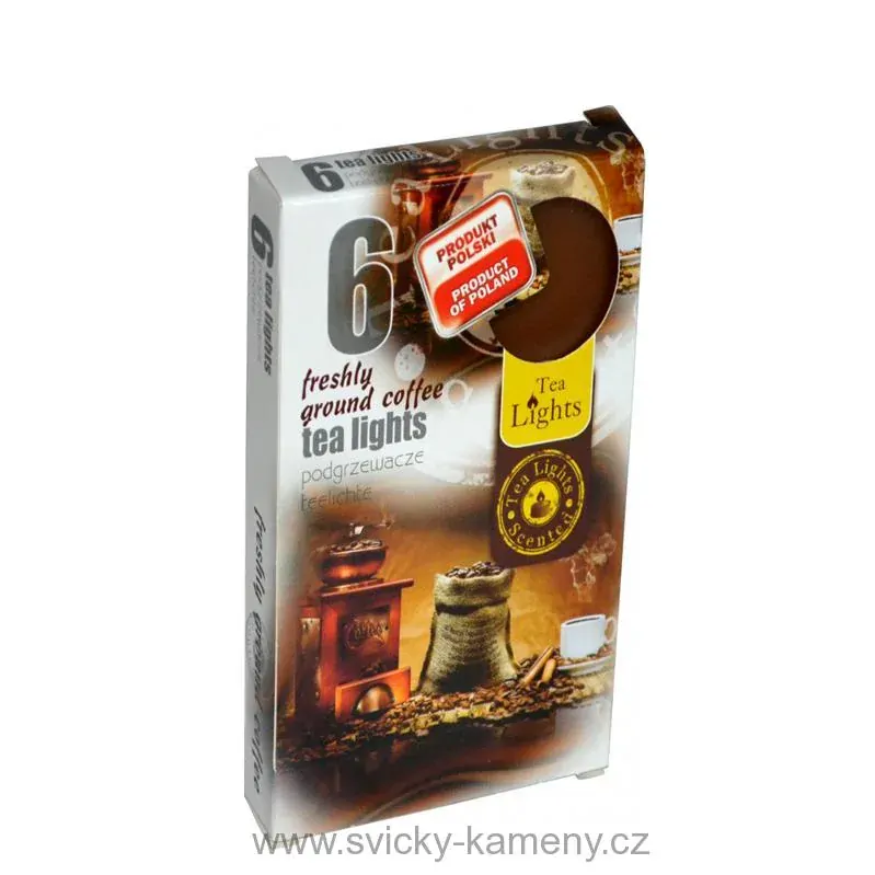 ČAJOVÉ SVÍČKY VONNÉ - KÁVA