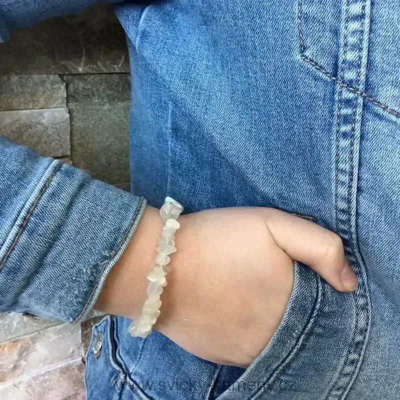 MĚSÍČNÍ KÁMEN BÍLÝ NÁRAMEK
