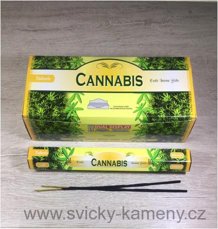 VONNÉ TYČINKY - CANNABIS 6 tubusů po 20 kusech