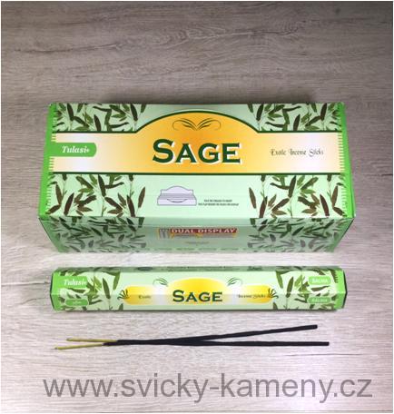VONNÉ TYČINKY - SAGE 6 tubusů po 20 kusech