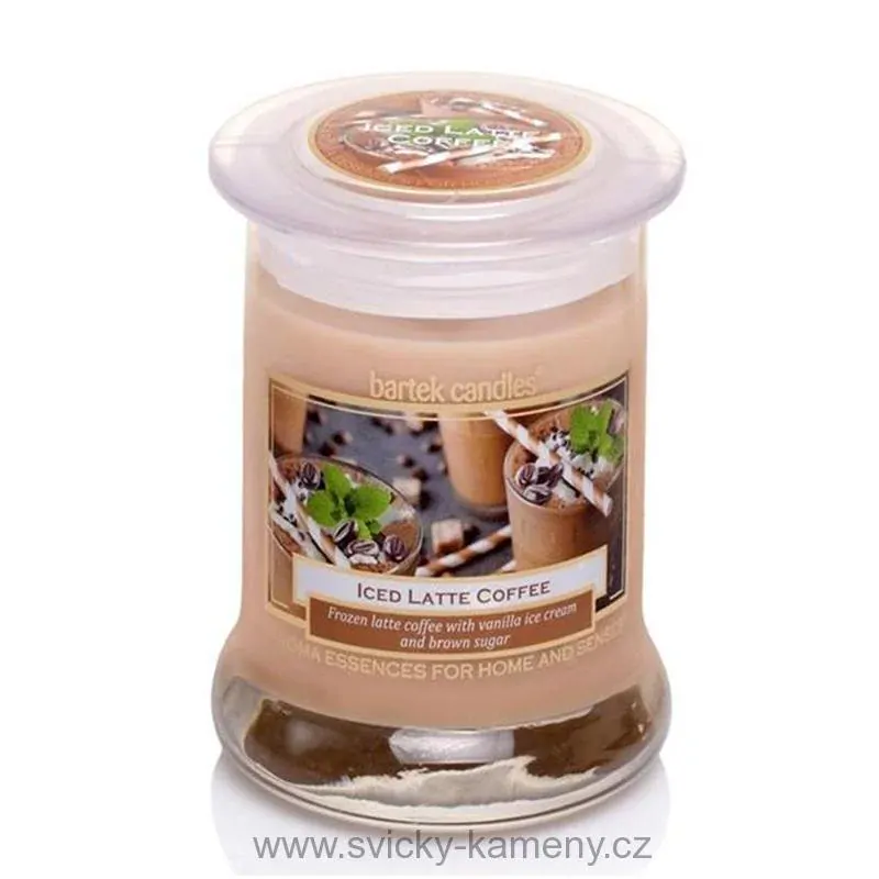 SVÍČKA DÁRKOVÁ VONNÁ VE SKLENĚNÉ DÓZE KÁVA LATTE 260 g.    