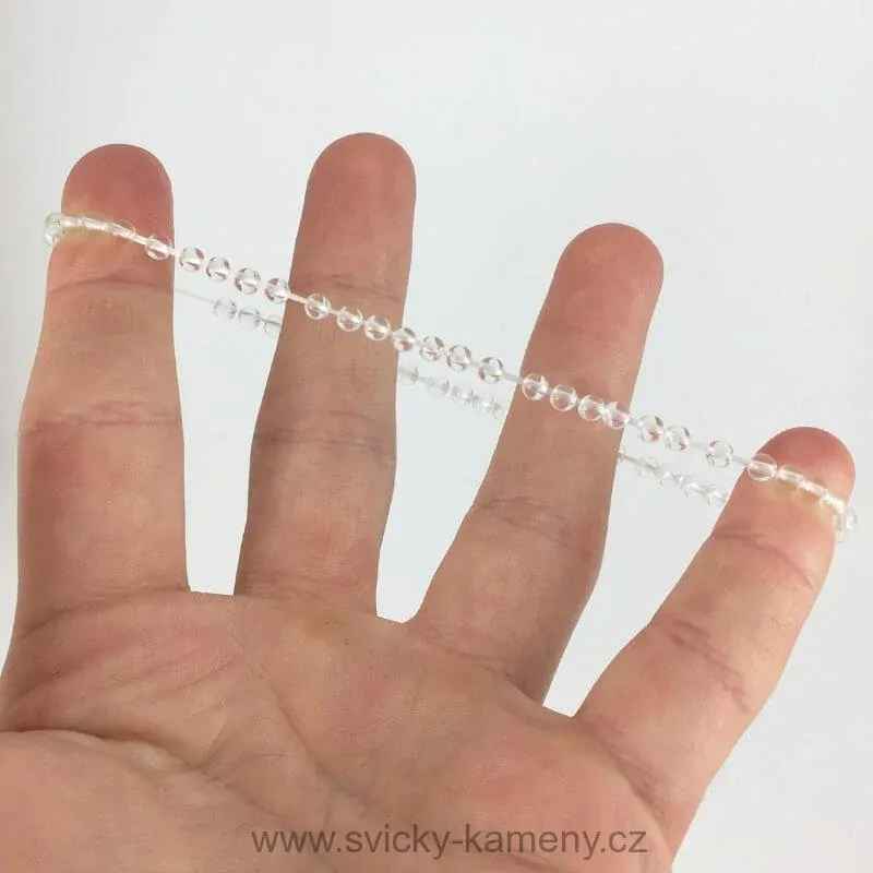 NÁRAMEK Z KORÁLKŮ - KŘIŠŤÁL 4mm