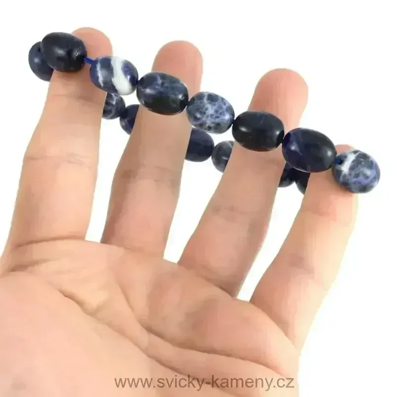 NÁRAMEK Z KORÁLKŮ - TROMLOVANÝ SODALIT