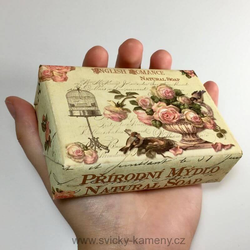 Přírodní luxusní mýdlo 200g. ENGLISH ROMANCE