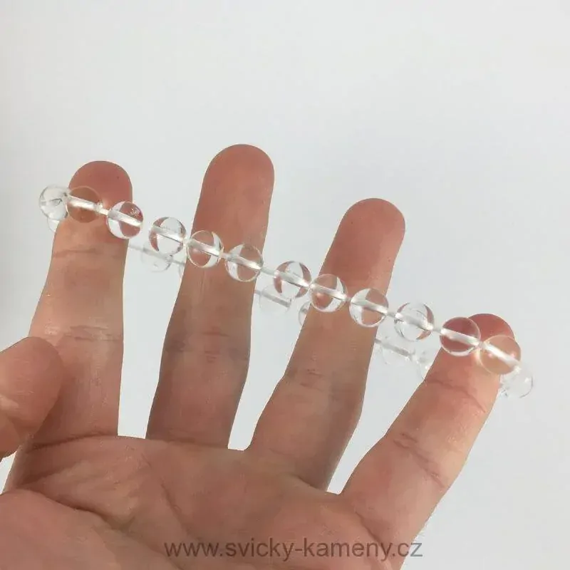 NÁRAMEK Z KORÁLKŮ - KŘIŠŤÁL 8mm