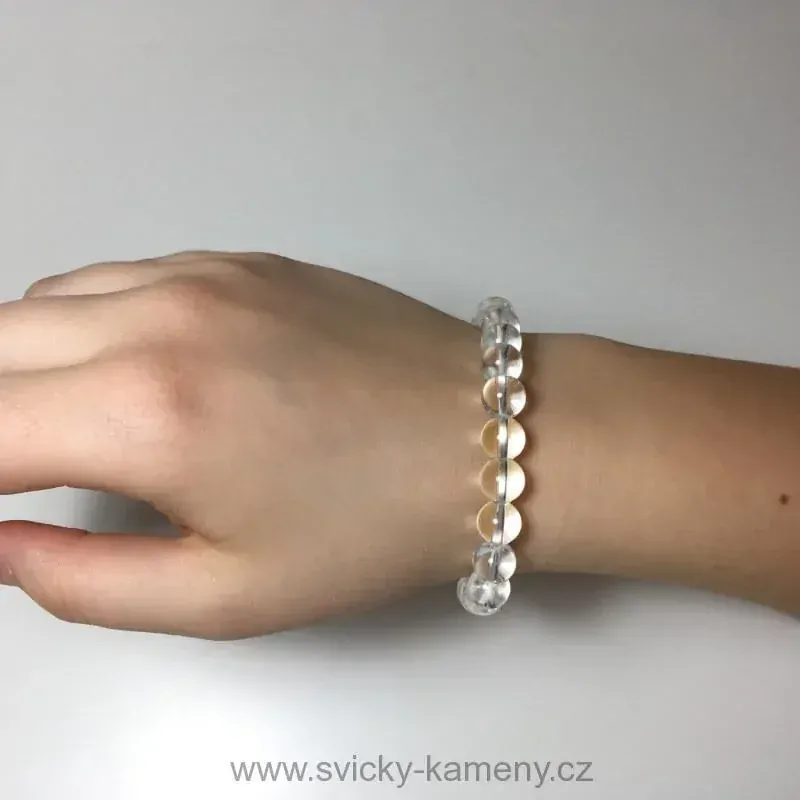 NÁRAMEK Z KORÁLKŮ - KŘIŠŤÁL 8mm