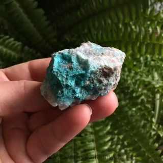 CHRYZOKOL MALACHIT surový kámen velikost 47 x 38 x 27 mm, 48g.