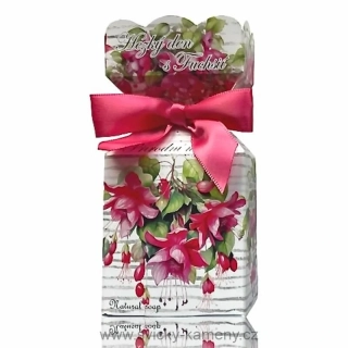 Dárkové mýdlo v krabičce HEZKÝ DEN S FUCHSIÍ 90g.