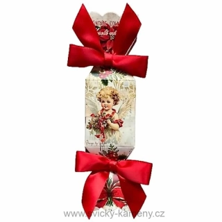 Dárkové mýdlo v krabičce VESELÉ VÁNOCE ANDĚL 20g.