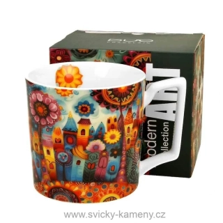 DÁRKOVÝ HRNEK MODERN 450 ml MODERNÍ MĚSTO