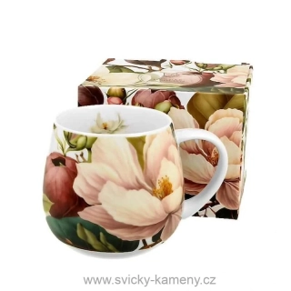 DÁRKOVÝ HRNEK BUCLATÝ 430 ml KRÁSNÁ MAGNOLIE