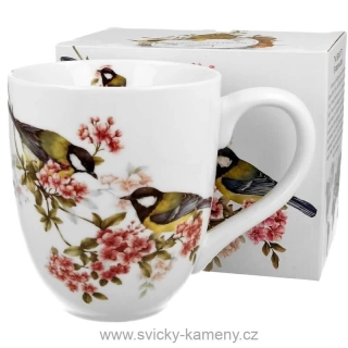 DÁRKOVÝ HRNEK VELKÝ XXL 1000 ml SÝKORKA KOŇADRA