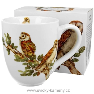DÁRKOVÝ HRNEK VELKÝ XXL 1000 ml MOUDRÁ SOVA