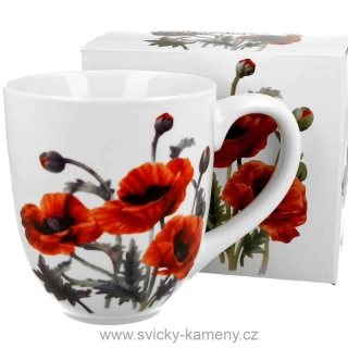 DÁRKOVÝ HRNEK VELKÝ XXL 1000 ml KLASICKÉ VLČÍ MÁKY