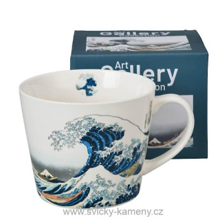 DÁRKOVÝ HRNEK PROSTY 610 ml KATSUSHIKI HOKUSAI "Velká vlna u Kanagawy"