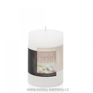 SVÍČKA DÁRKOVÁ VONNÁ MAGNOLIE RUSTIK VÁLEC 70x90 mm     
